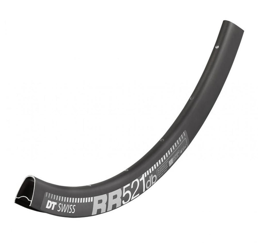 DT Swiss Felge RR 521 Disc 28"/700C 32 Loch Schwarz - robuste Gravel- und Rennradelge