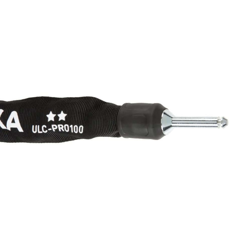 AXA ULC Pro Einsteckkette 100 cm, 8 mm - Schwarz