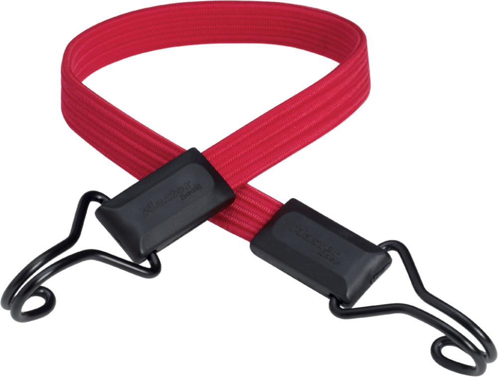 Master Lock Spanngummi Smooth Rot 600 mm - sicheres und lackschonendes Verzurren am Fahrrad