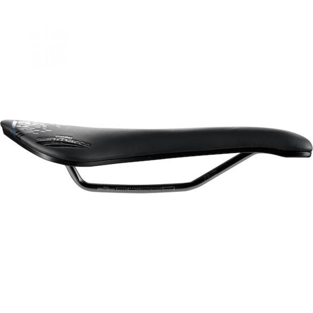 Selle San Marco Sattel Aspide Short Racing 155 x 250 mm Schwarz - kurzer Performance-Rennradsattel