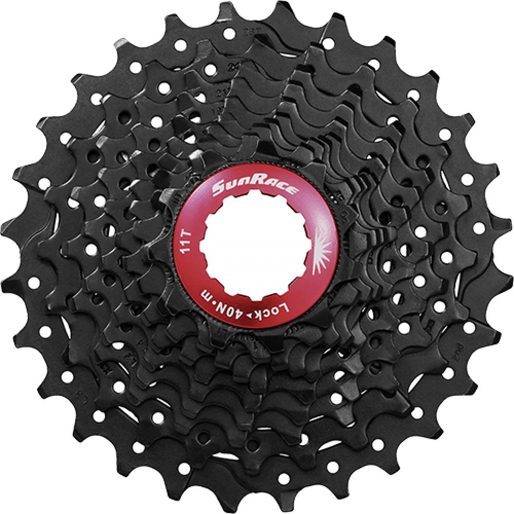 SunRace, Kassette 10-fach, schwarz 11-25, 11-12-13-14-15-17-19-21-23-25, CSRX0 TAQ-BOX B
