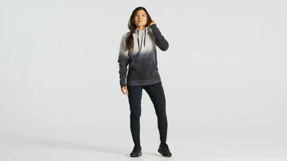 LEGACY SPRAY PULL-OVER HOODIE WMN DOVGRY M - Damen Kapuzenpullover Grau