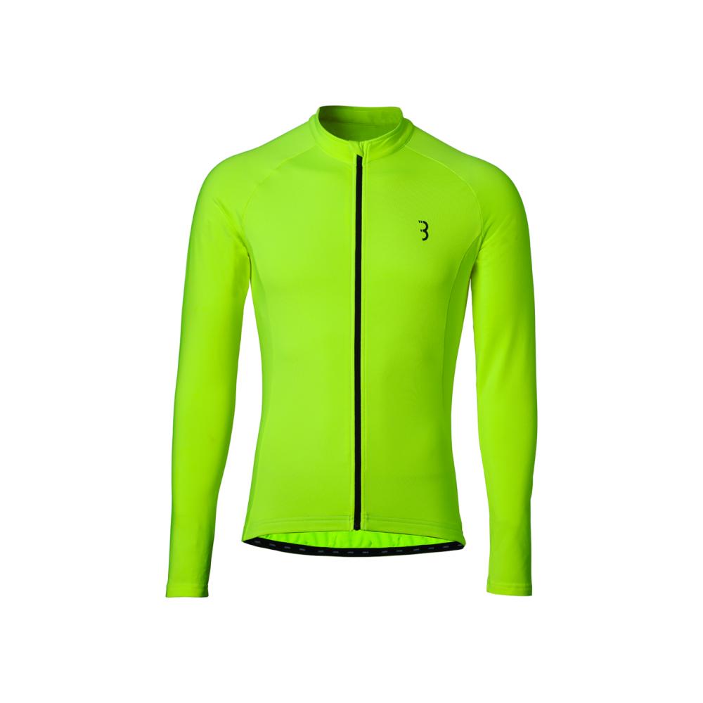 BBB Cycling BBB Langarmtrikot Transition l.a. XXL l Neon - bequemes Langarm Radtrikot für Übergangswetter