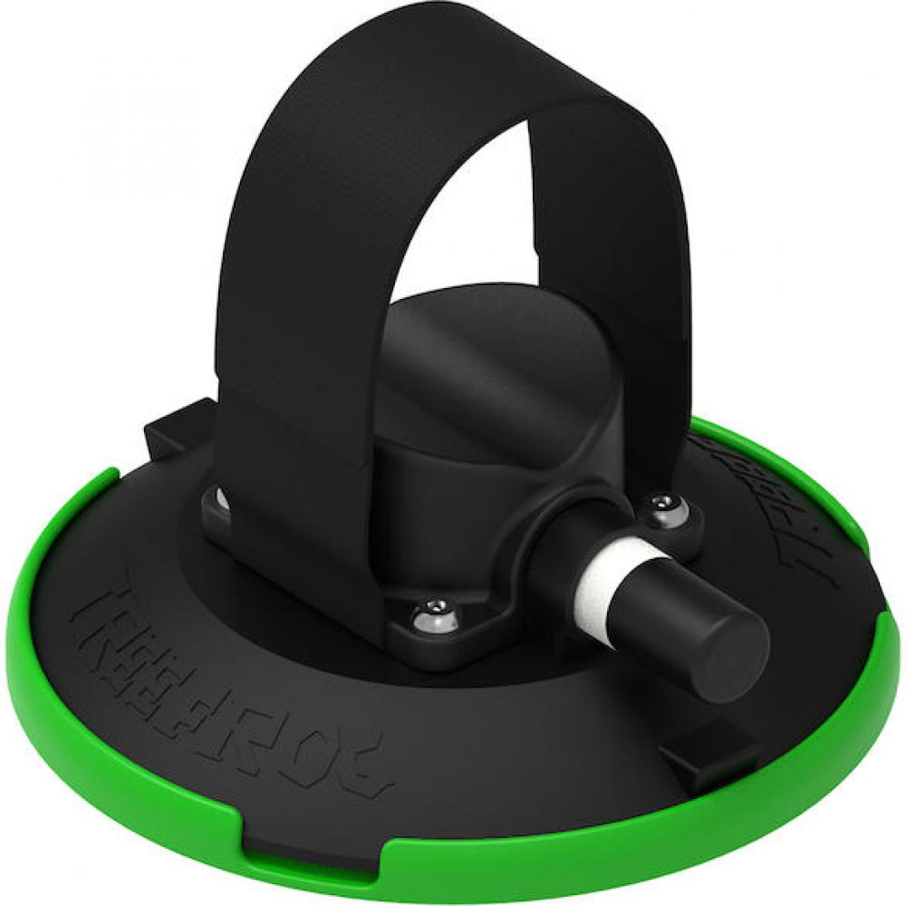 TreeFrog Hinterradhalter Elite 150 x 150 mm Schwarz - sicherer Laufradhalter für Dachträger
