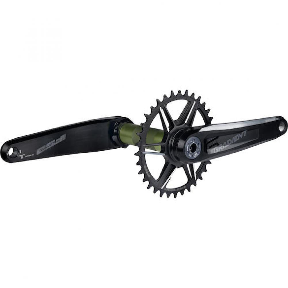 FSA Kurbelgarnitur Gradient Modular Direct Mount 170 mm Schwarz - maximale Trail-Performance