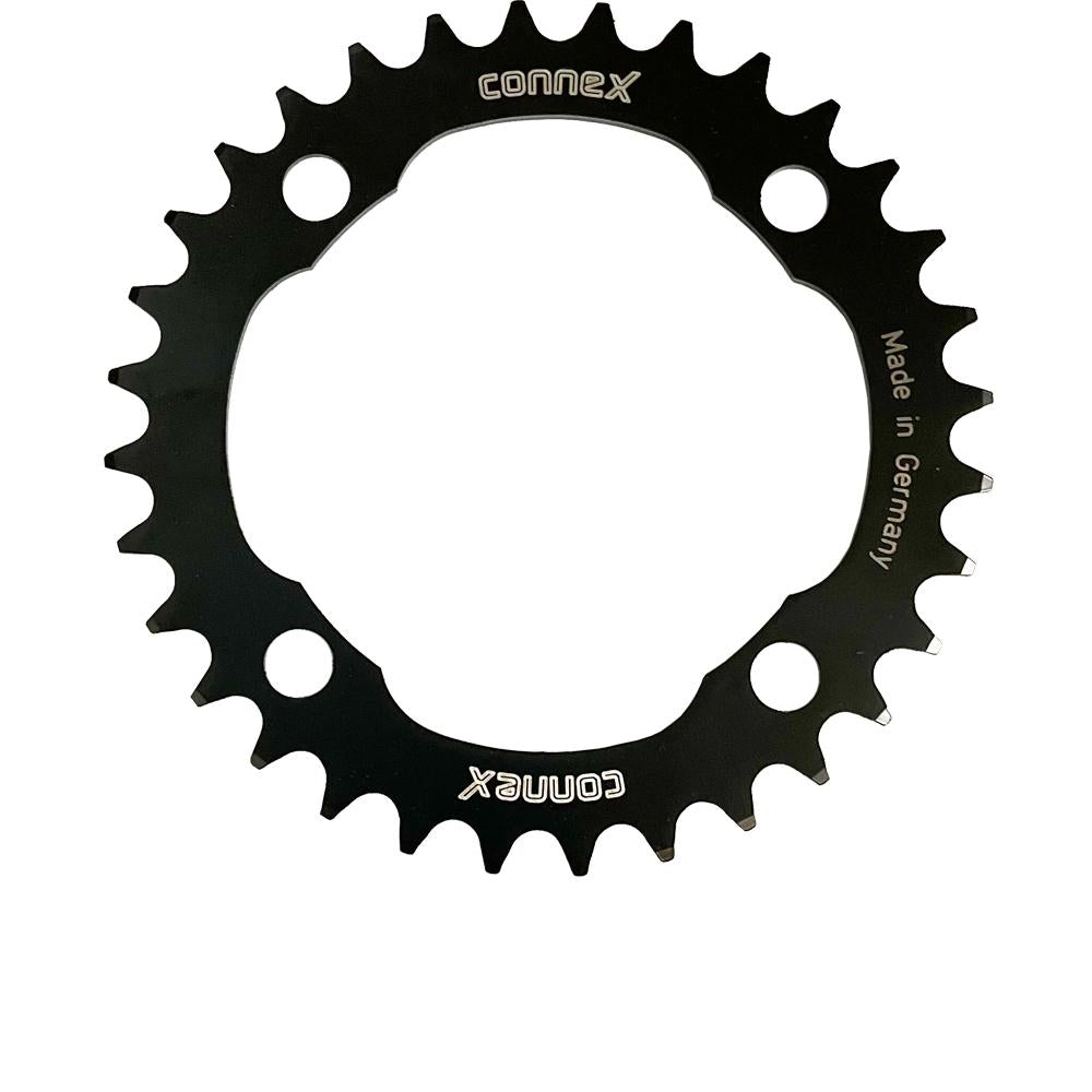 ConneX E-Bike Kettenblatt 34T Ø104 mm Narrow-Wide - Schwarze KTL-Beschichtung