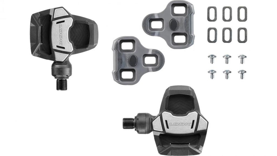 LOOK KEO Blade Carbon Rennradpedale, 705 mm² Auflagefläche, 4 Spannungsstufen, Chromoly-Achse, Schwarz