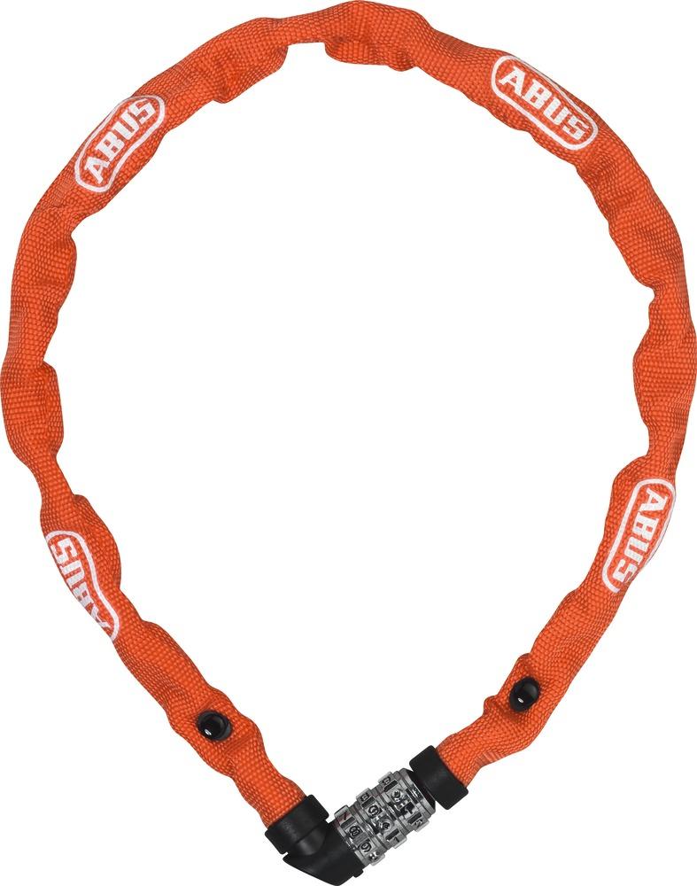 Abus Kettenschloss Kette 1200 Web L 60 cm D 4 mm orange