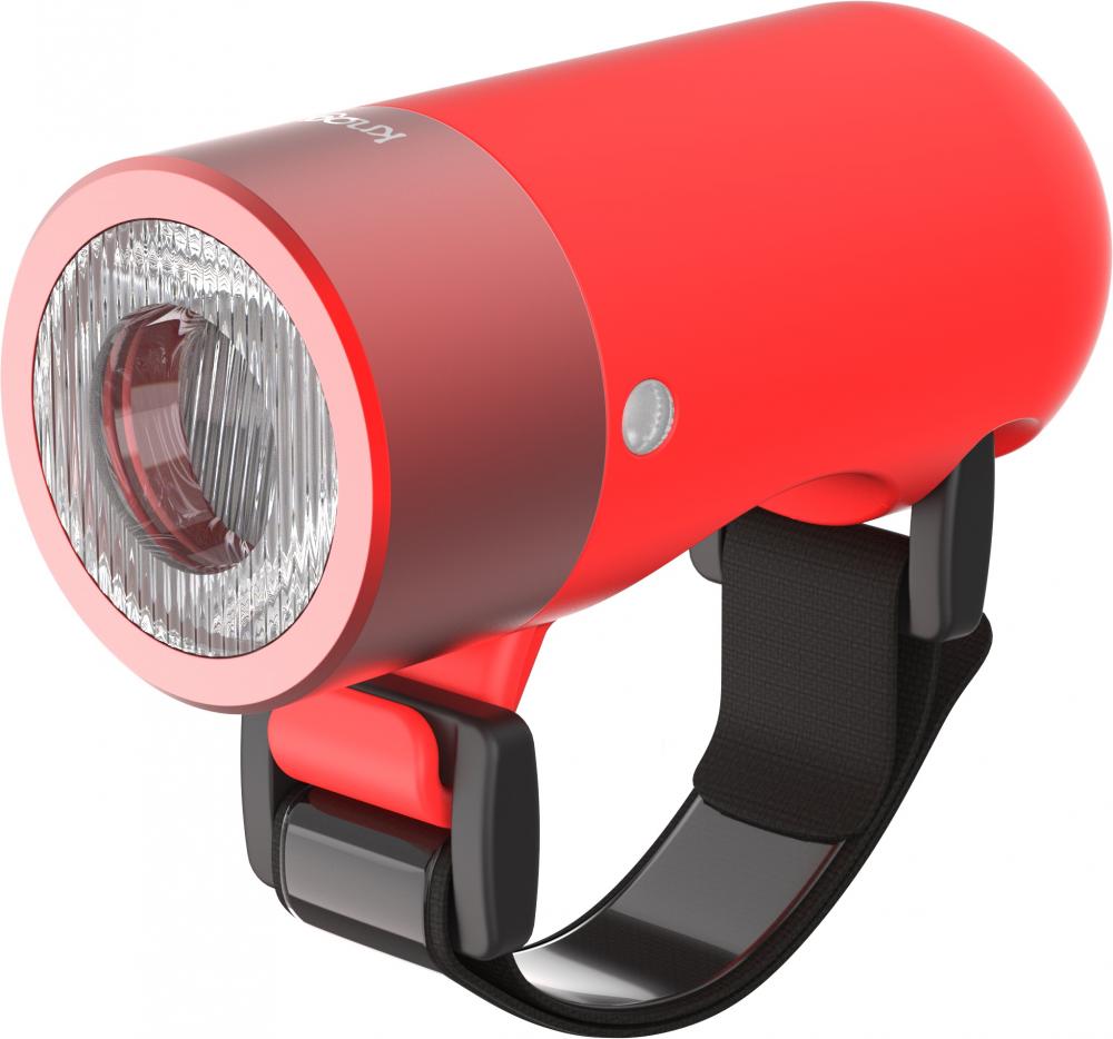 Knog Fahrradlampe Plug StVZO weiße LED rot 140 Lumen.