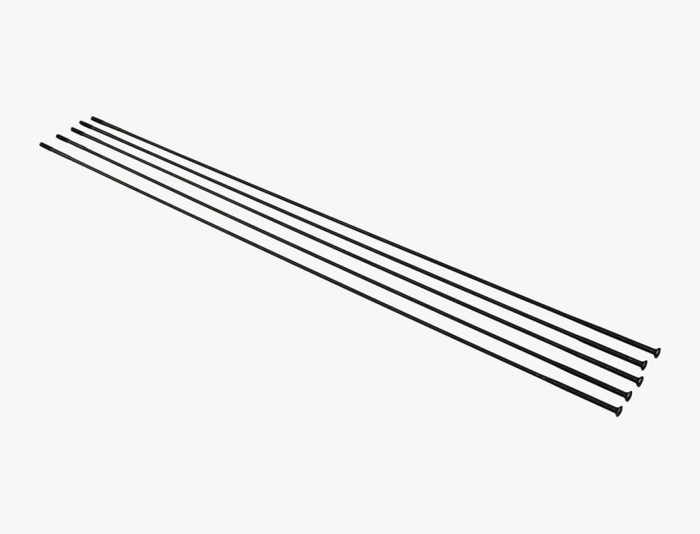 Race Face Speichen Kit, 2.0 - 1.5, 284 mm, schwarz - präzise Performance für Laufräder