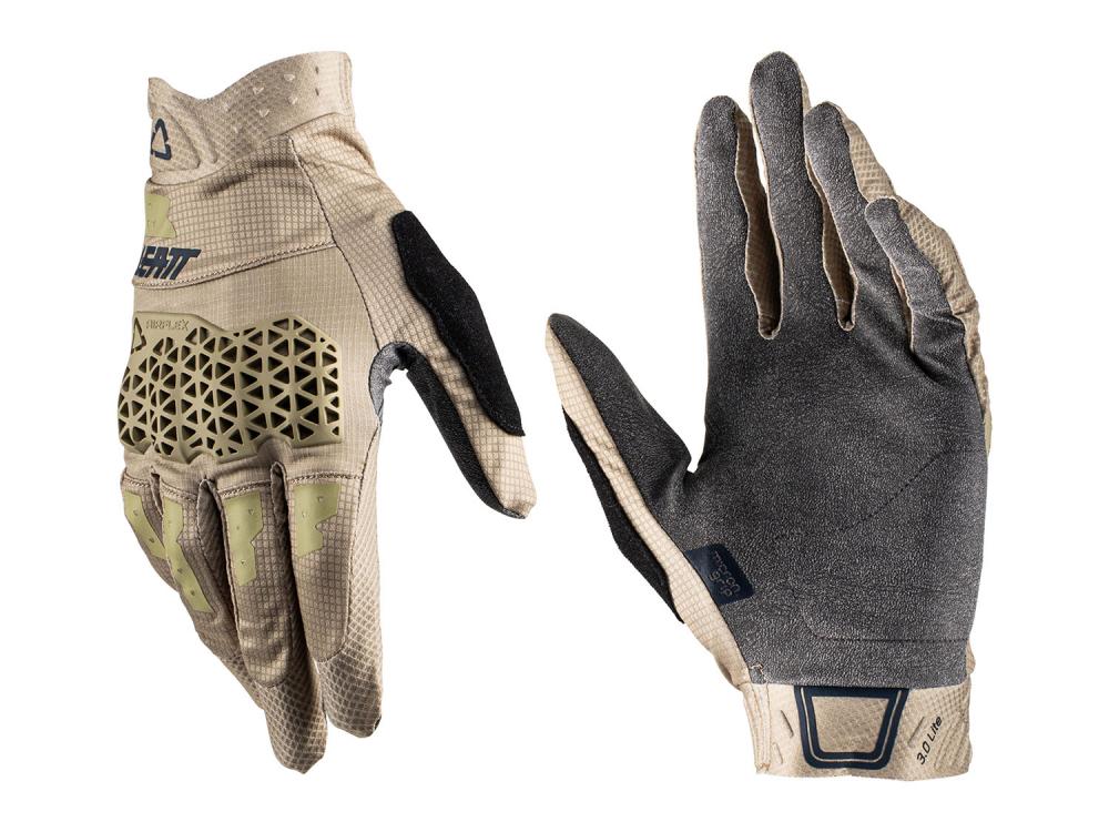 Leatt MTB 3.0 Lite Handschuhe Größe S Dune - Premium Schutz mit Airflex Gel Knöchelschutz