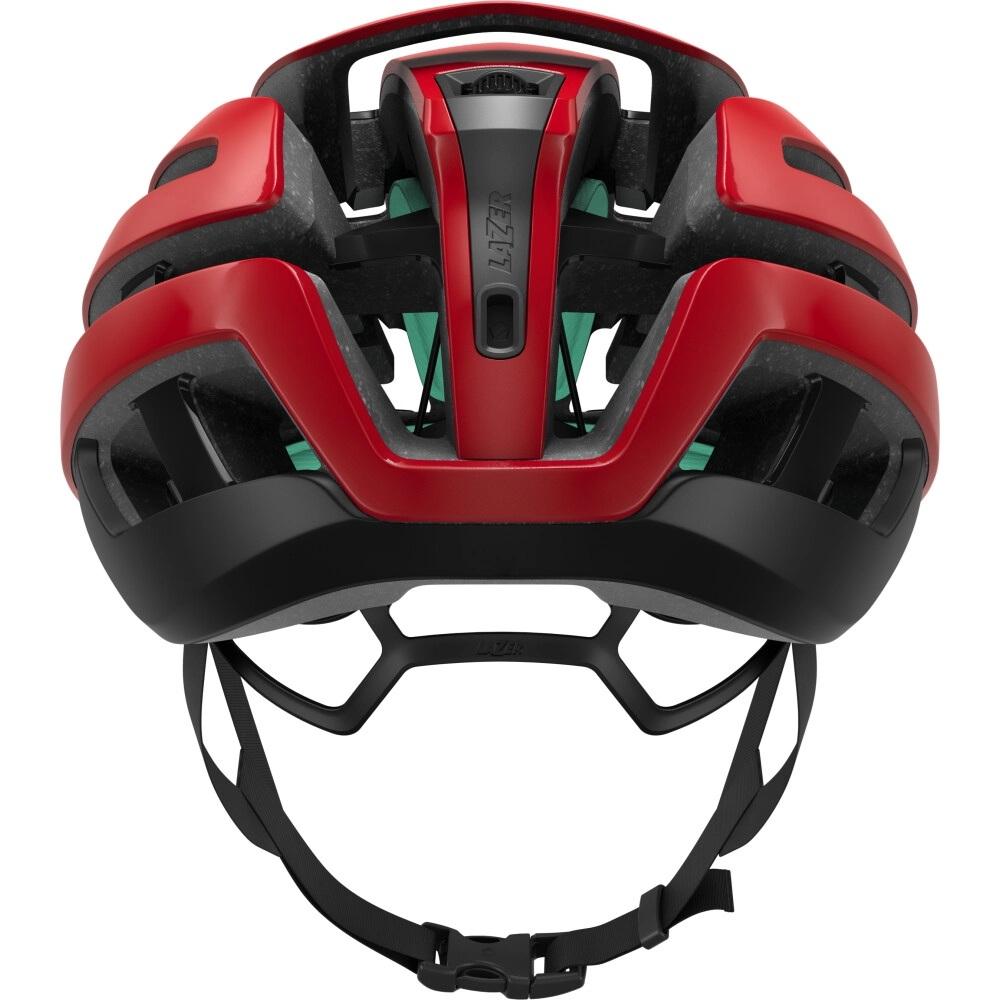 LAZER Helm Z1 KinetiCore Road Metallic Red L 58-61 cm - leichter Aero-Rennradhelm