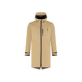 BBB Regenjacke Rainshield Parka XXL Kamel - wasserdicht, atmungsaktiv, winddicht, verschweißte Nähte, Kapuze, leichte Fahrrad-Regenjacke