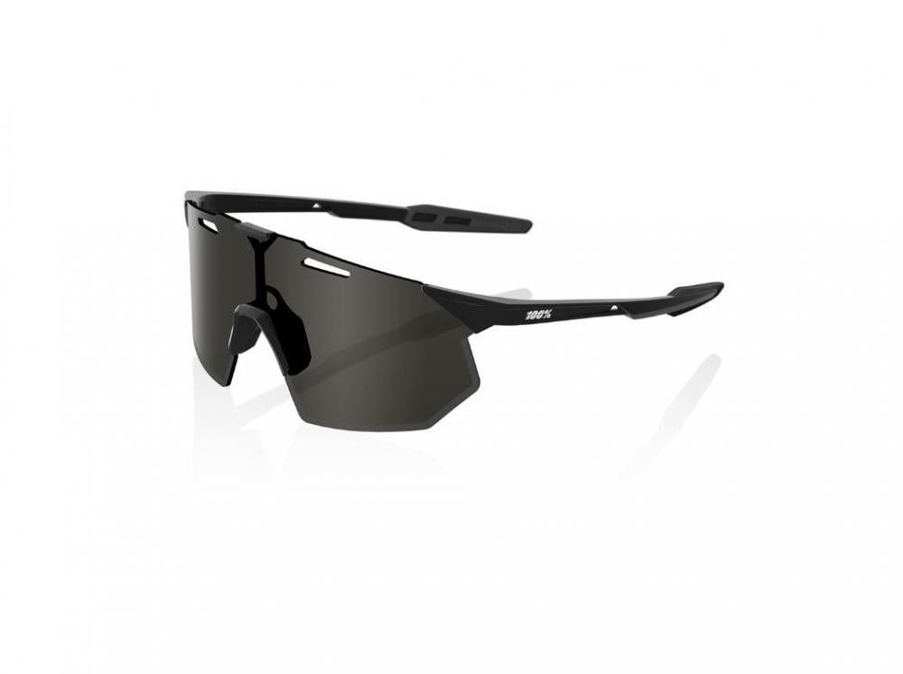 100% Hypercraft SQ - Smoke Lens unis Matte Black - ultraleichte Performance-Sportbrille