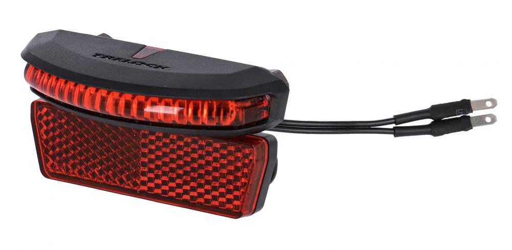 Trelock LS 654 COB Line E-Bike-Rücklicht mit Bremslichtfunktion, COB-LEDs, Multi-Lens-Technologie, 612V, 50mm Montage, StVZO-zertifiziert, 600m Sichtbarkeit