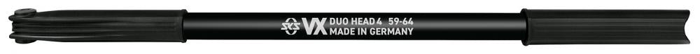 SKS Rahmenpumpe VX Kompressor schwarz, Länge 4, 510-560 mm, mit DUO-Kopf für Dunlop-, Sclaverand- und Autoventile, max. 6 bar, ideal für unterwegs
