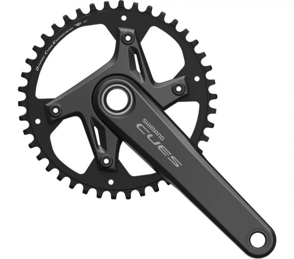SHIMANO Kurbelgarnitur CUES FC-U6030-1,175mm, 42Z, 9/10/11-fach, 2-tlg - 6030-1, 1,, 175mm, 11-fach
