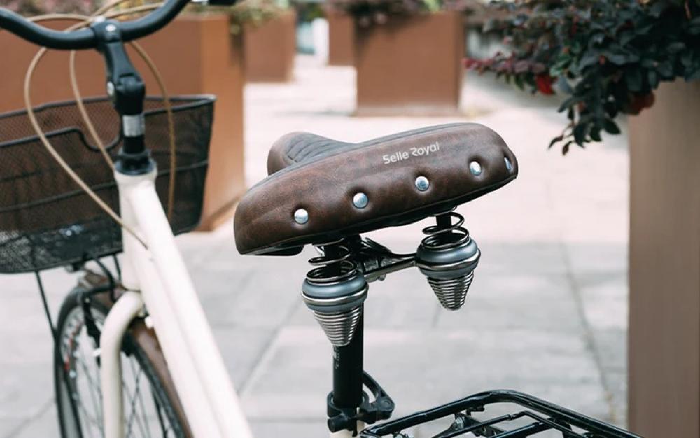 Brauner Selle Royal Drifter Plus Premium Fahrradsattel mit Federn, Unisex, relaxed.