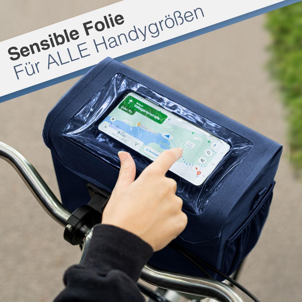 Valkental Lenkertasche Robuste Front Pack dunkelblau