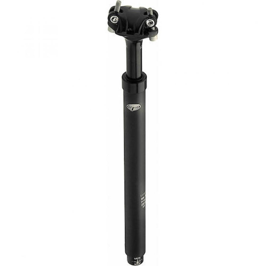 Procraft Federsattelstütze Shock Race Ø 26,8 x 350 mm Schwarz - komfortabler Fahrkomfort