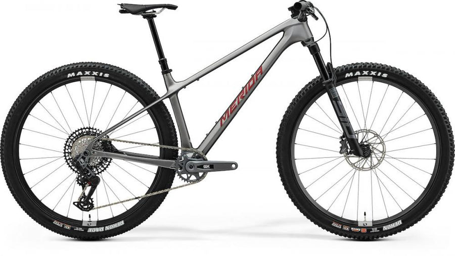 Merida BIG.NINE TR 8000 III2 silk S SILK GUNMETAL GREY(R - leistungsstarkes Hardtail-MTB