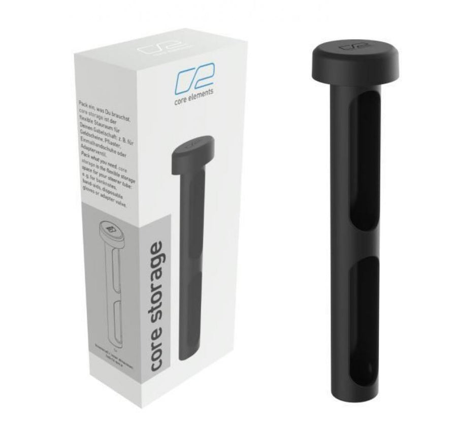 core elements Vorbau zubehör core storage ist eine Hülse mit flexiblem Stauraum für die 01 core ready Hülse ncore storage bietet Platz z. B. für Geldscheine, Pflaster, Einmalhandschuhe oder ein Adapterventil Stauraum 140 x 16 mm