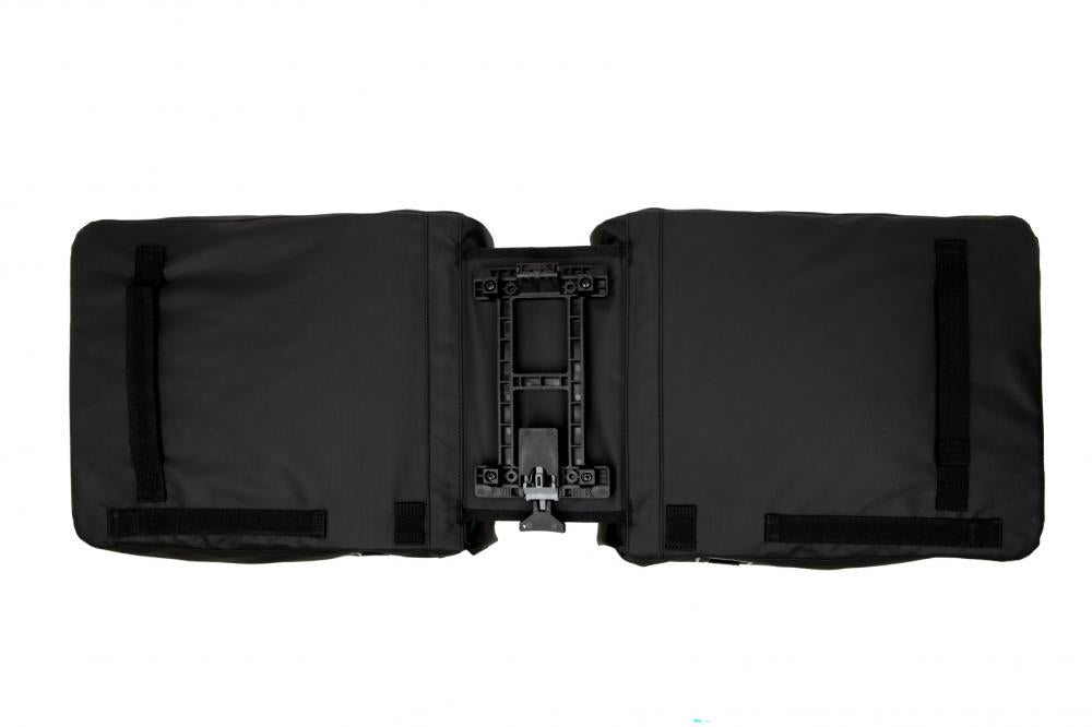 New Looxs Doppelpacktasche Leeds Double MIK 2.0 2×19L Black - geräumige Fahrrad-Gepäckträgertasche