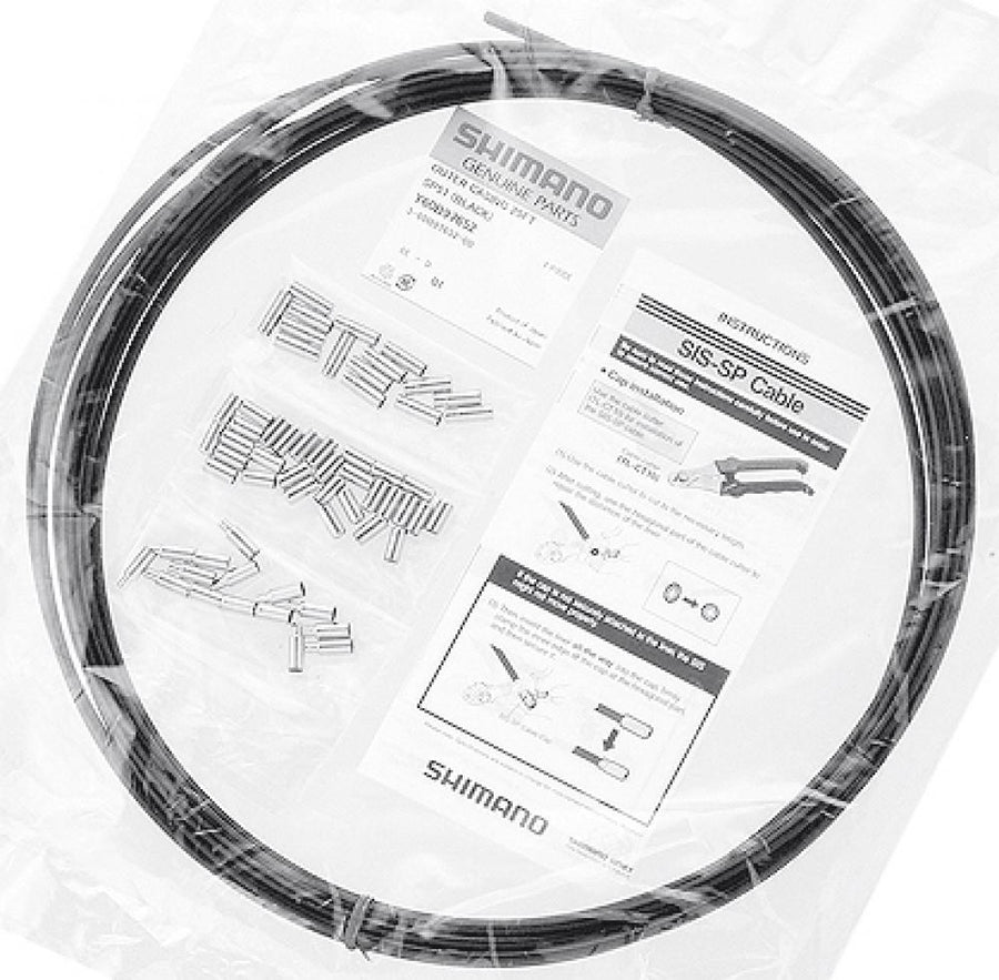 SHIMANO Schaltzugaußenhülle SIS-SP51 7,62 m inkl. Endkappen - Präzises Schalten auf Dauer