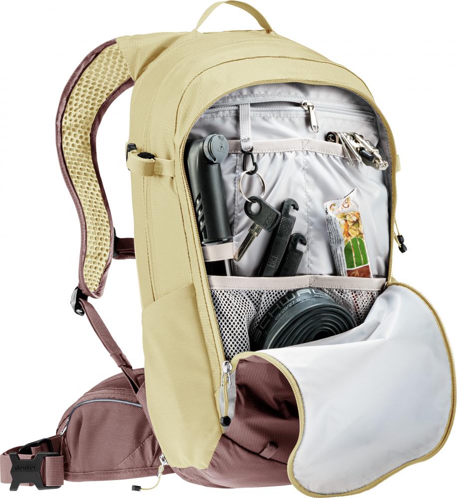 Deuter Compact 12+3 SL Damen Fahrradrucksack 12 Liter jade-sand - Stabiler Sitz & gute Passform