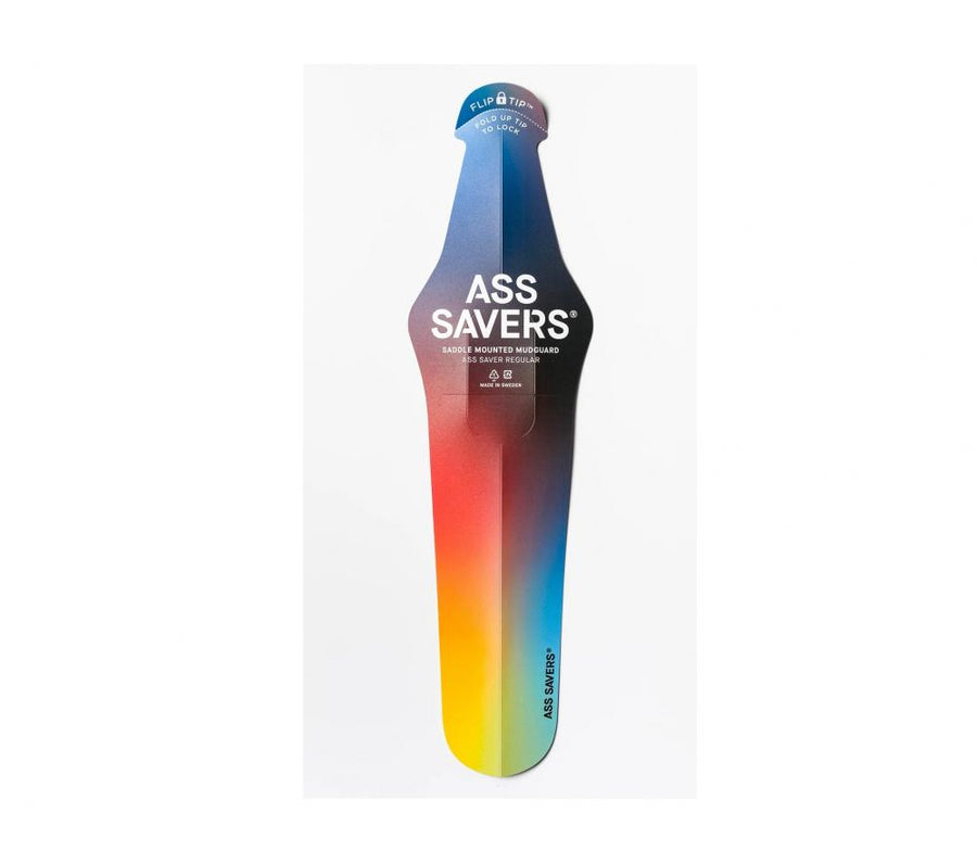 Ass Savers ASR-1 Regular Spektrum Spritzschutz  Leichter, werkzeugfreier Hinterrad-Schutz für Rennrad, Gravel und Singlespeed, passend für 2335 mm Reifen, patentiertes FLIP-TIP