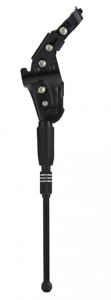 TranzX Universal Hinterbauständer, passend für 2628 Zoll, höhenverstellbar, schwarz, Aluminium, für Scheibenbremsen geeignet, bis 25 kg belastbar
