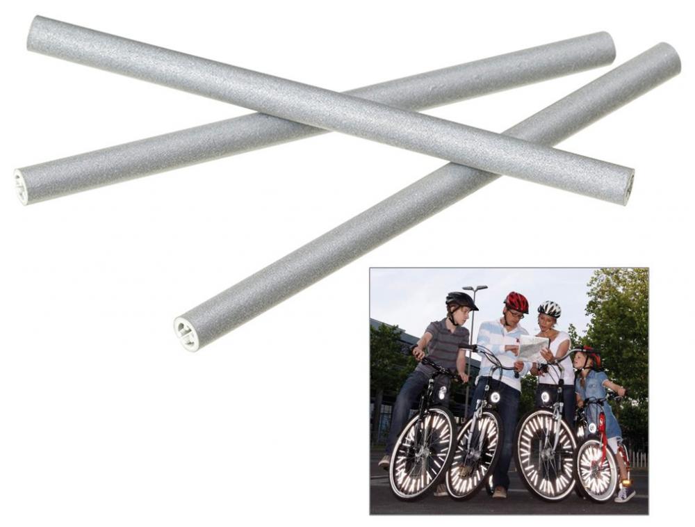 WOWOW Speichenreflektoren 72 Stück - 3M Scotchlite, 360° Sichtbarkeit, StVZO-konform, für 1,8-2,0 mm Speichen