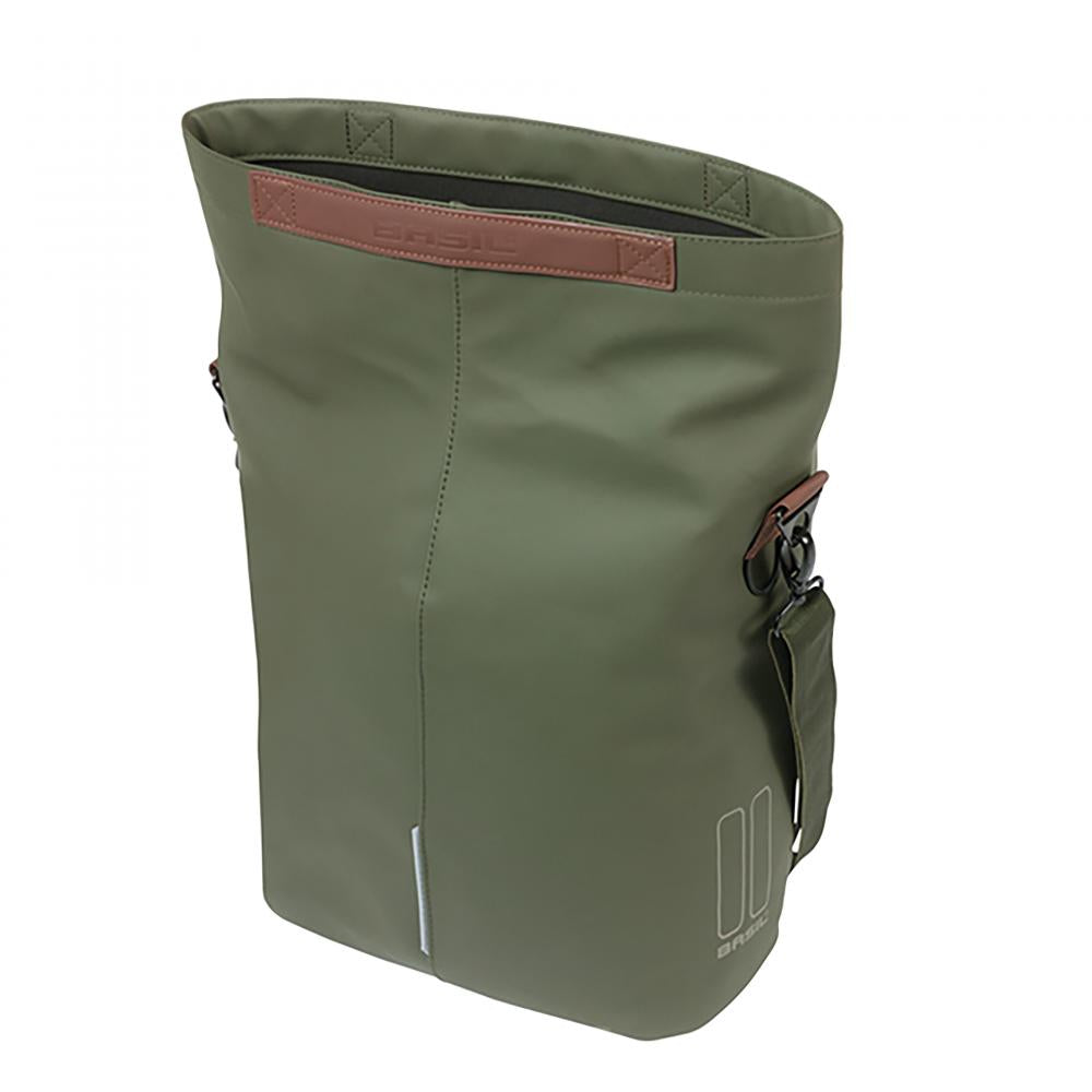 Basil City Fahrradshopper MIK Hooks 14-16 L moosgrün