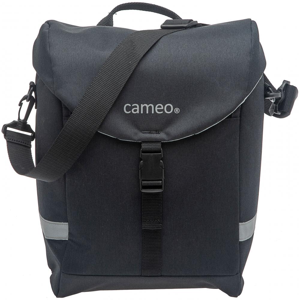 New Looxs Radtasche Cameo Single Black Einzeltasche Black - vielseitige Gepäckträgertasche