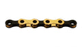 KMC Kette X12 TI-N 1/2 X 11/128 Zoll 126 Glieder gold/schwarz