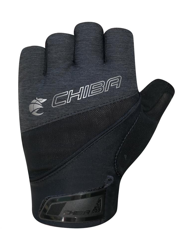 CHIBA Lady Gel Premium III - Damen Radhandschuhe XS schwarz/schwarz, gelgepolstert