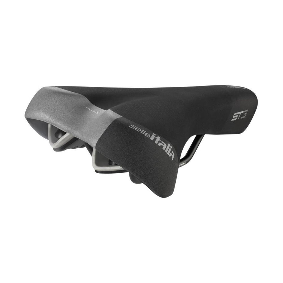 Selle Italia ST3 S1 Sportouring Sattel Soft-Tek Light-Gel 160 × 270 mm FeC Alloy schwarz
