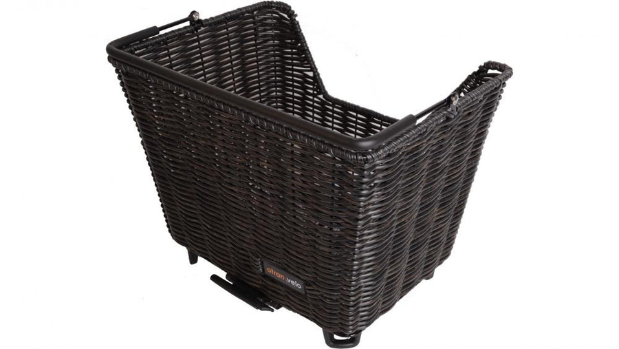 AtranVelo Fahrradkorb Picnic AVS schwarz 25x40x31 cm
