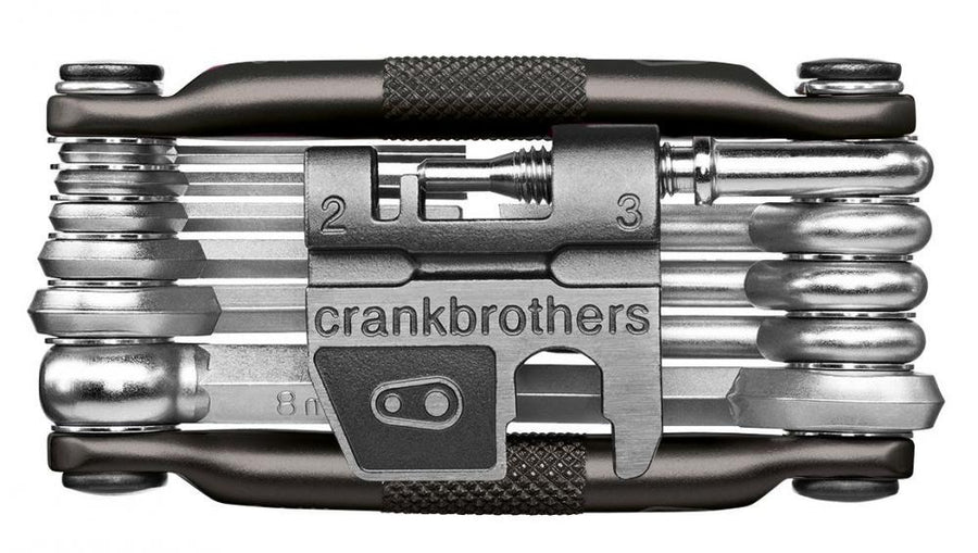 Crankbrothers Multi-17 Multitool Midnight Edition, 17 Funktionen, schwarz, 6150 Hi-Ten Stahl, 89 mm