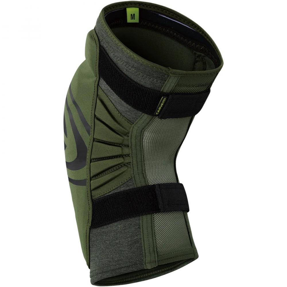 IXS Sports Division iXS Carve EVO+ knee guard KS olive - leichter Knieschoner mit High-Impact-Schutz