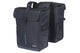 Basil Move Doppelpacktasche 30 Liter schwarz - wasserabweisend mit Reflex-Details & Universal-Bridge