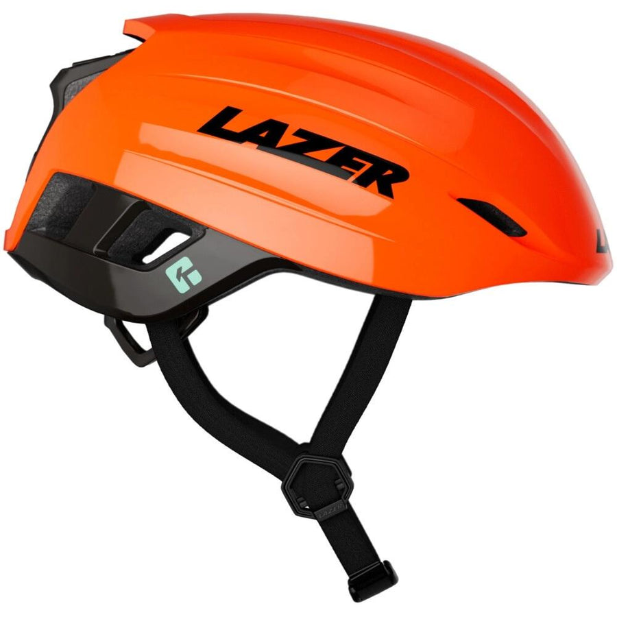 LAZER Aeroshell Z1 KinetiCore Flash Orange L - aerodynamischer Wetterschutz für deinen Helm