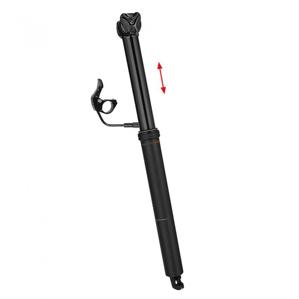 ERGOTEC Viper Up & Down Variosattelstütze Ø30 - 9mm schwarz - Alu 6061/6066 T6 Hub 150mm innenliegende Kabelführung Level 6 e-Bike ready 421mm - 31.6 mm