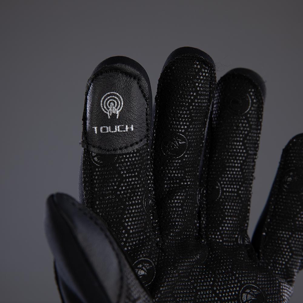 CHIBA Competition Plus - Radhandschuhe schwarz, Größe 8,5, winddicht & atmungsaktiv