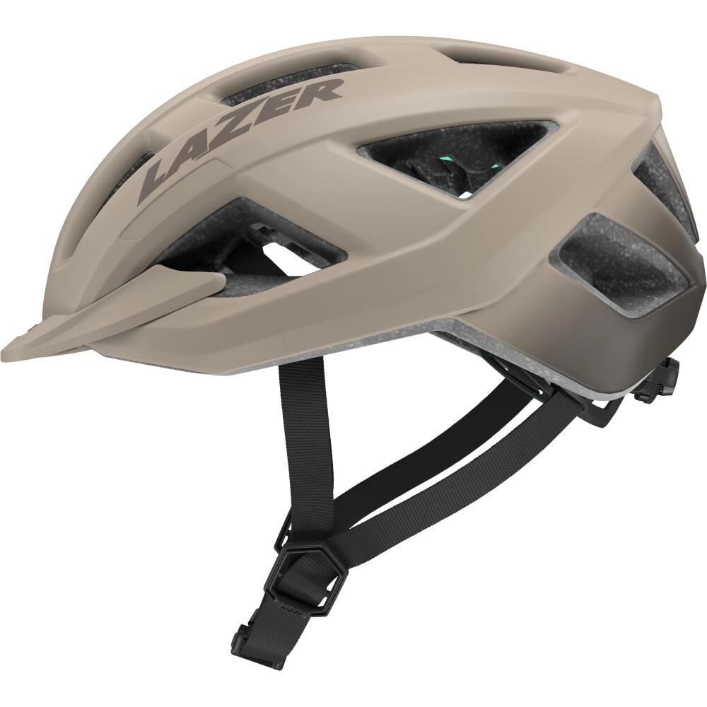 LAZER Helm Cerro KinetiCore Freizeit matt taupe M (55-59 cm) - sicher & komfortabel