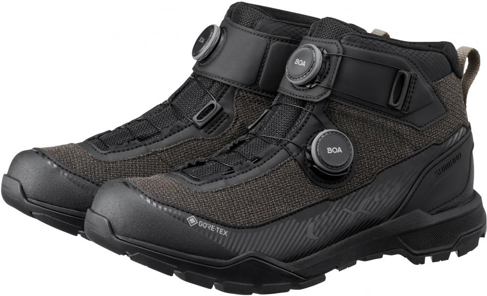 SHIMANO Fahrradschuhe EX900 Herren/Damen MTB/Touring SPD Größe 43 Schwarz