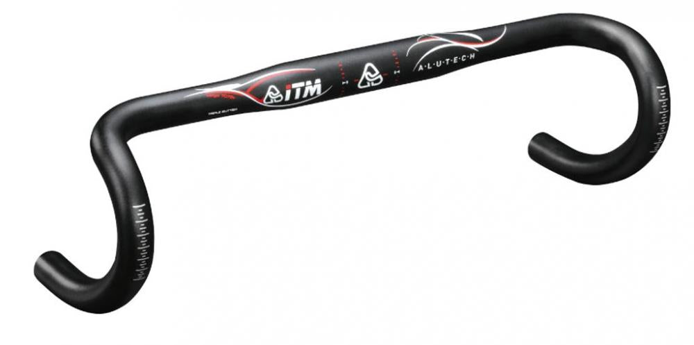 ITM Rennlenkerbügel Alutech 7075 Ø31,8 mm,420mm,schwarz anodisiert