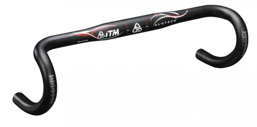 ITM Rennlenkerbügel Alutech 7075 Ø31,8 mm,420mm,schwarz anodisiert