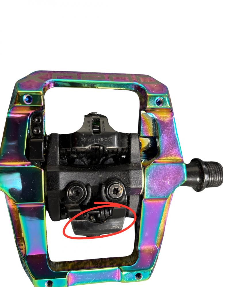 Retoure: Xpedo Pedal Clipless GFX oil slick 9 16 Zoll XGF04AC