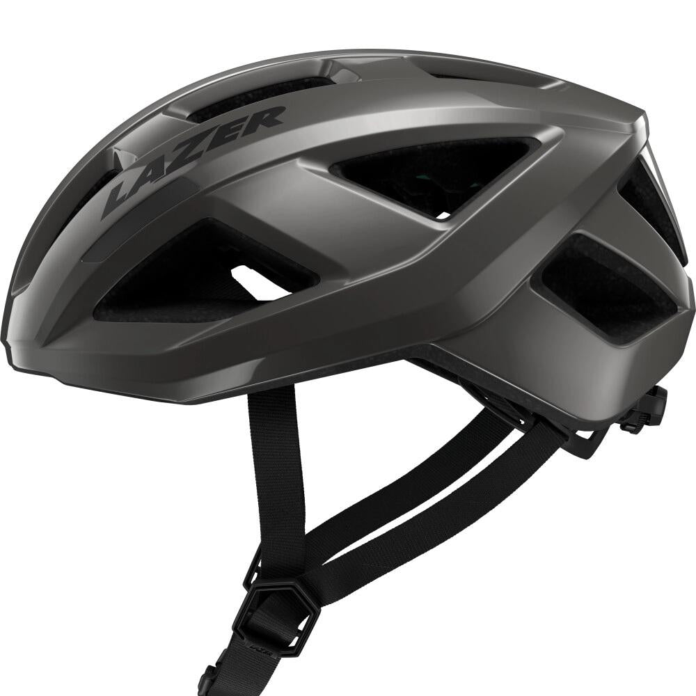 LAZER Helm Tonic KinetiCore Road Titanium (M) - leichter, sicherer Rennradhelm